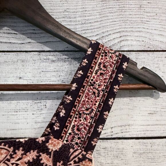 Anthropologie Maeve Cour Royal Corduroy Dress Size 4 Sleeveless Boho Midi - Picture 3 of 12